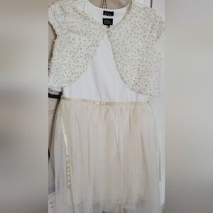 Lilt dress, 16, ivory/ gold